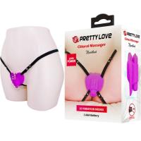 PRETTY LOVE - HEARTBEAT CLITORIS MASSAGER 10 VIBRATION MODES PURPLE