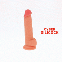 CYBER SILICOCK - JUDE ULTRA REALISTIC SOFT LIQUID SILICONE 18CM