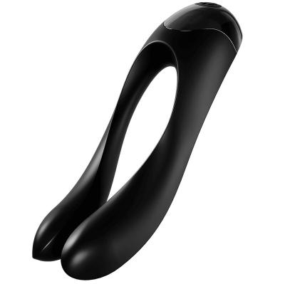 Satisfyer - Candy Cane Fingervibrator Schwarz 1