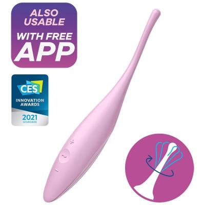 Satisfyer - Twirling Joy Clit Tip Vibrator Rosa 1