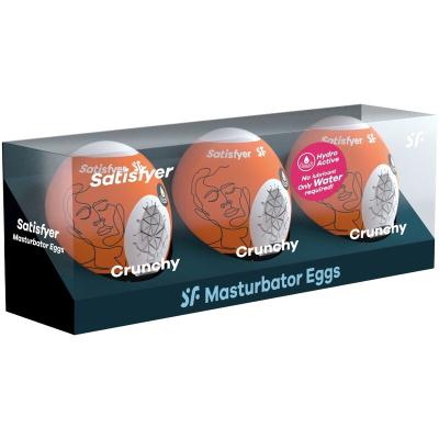 Satisfyer - 3 Masturbator Eier Naughty, Savage &Amp; Crunchy 2