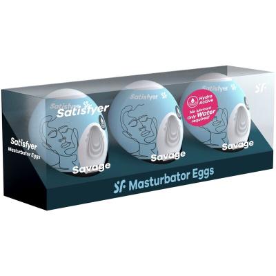 Satisfyer - 3 Masturbator Eier Savage 2