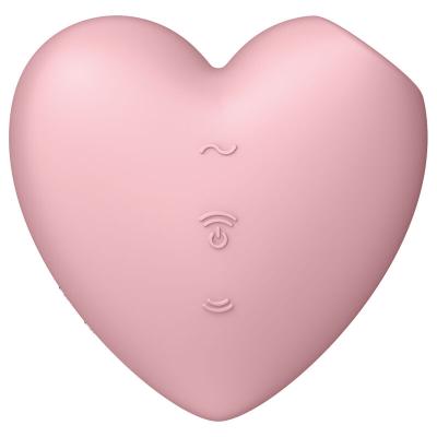 Satisfyer - Cutie Heart Air Pulse Stimulator &Amp; Vibrator Rosa 2