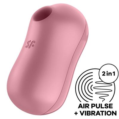 Satisfyer - Cotton Candy Air Pulse Stimulator &Amp; Vibrator Rosa 1