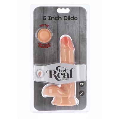 Get Real - Dual Density Dildo 17 Cm Eierhaut 2