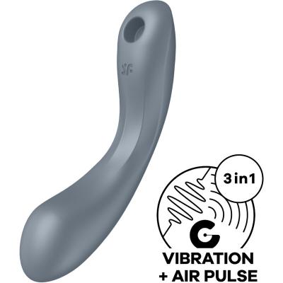 Satisfyer - Curve Trinity 1 Air Pulse Vibration Grau 1