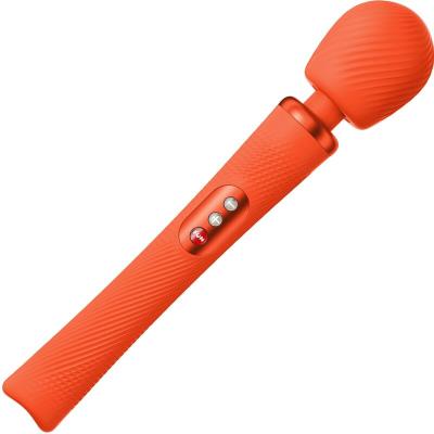 Fun Factory - Vim Silikon Wiederaufladbarer, Vibrierender, Gewichteter Rumble Wand Sunrise Orange 1