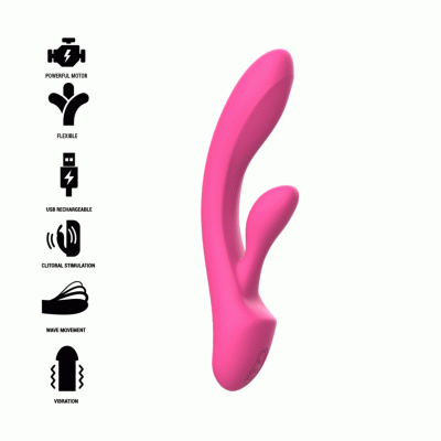 Intense - Luigi Rabbit Vibrator Rosa Flüssiges Silikon 1