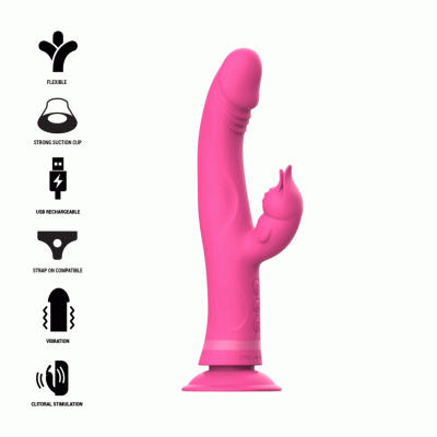 Intense - Julio Rabbit Vibrator Rosa Silikon 1