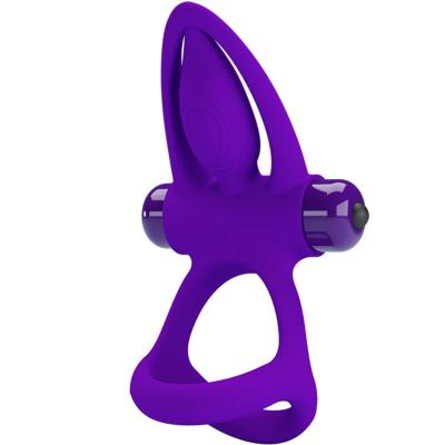 Pretty Love - Vibratorring 10 Vibrationen Lila Silikon 1