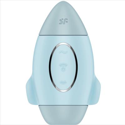 Satisfyer - Mission Control Blauer Kleiner Doppelimpuls Vibrator 1