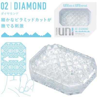 Tenga - Uni Diamond Masturbator-Fingerhut 2