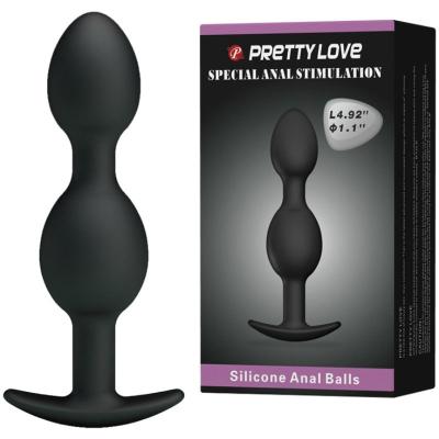 Pretty Love - Silikon Analkugeln 12.5 Cm Schwarz 2