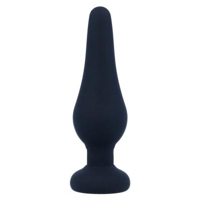 Intense - Analplug Pipo S Schwarzes Silikon 9,8 Cm 2