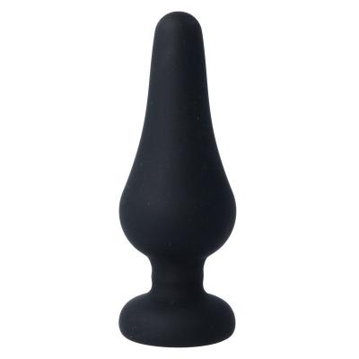 Intense - Analplug Pipo L Schwarzes Silikon 13 Cm 2