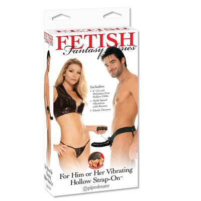 Fetish Fantasy Series - Vibrierender Hohl-Strap-On Für Sie Oder Ihn, Schwarz 2