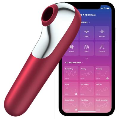 Satisfyer - Dual Love Vibrator Und Sauger Mit Pulsierter Luft Rot 1