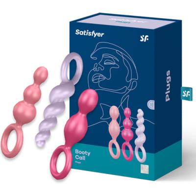 Satisfyer - Analplugs Set 3 St Tricolor 2