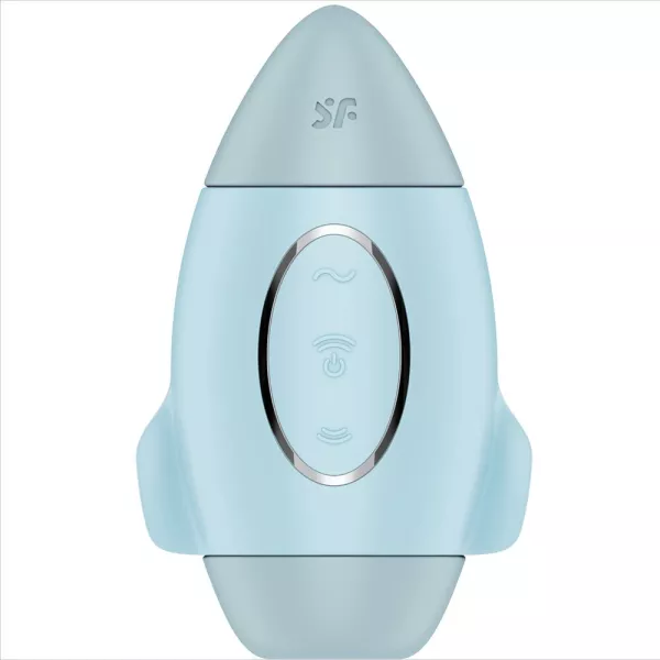 Satisfyer - Mission Control Blauer Kleiner Doppelimpuls Vibrator 1